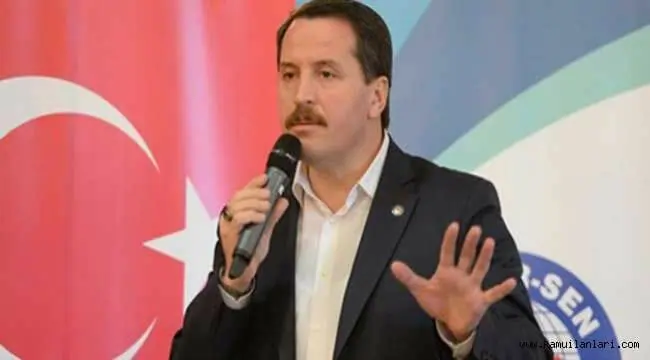 Memur-Sen Başkanı Yalçın: "Yardımcı hizmetler de ek gösterge almalı"