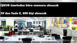 600 büro memuru alınacak! KPSS şartı yok