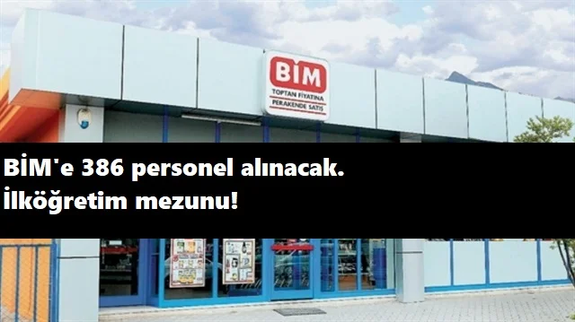 BİM 386 personel alacak | Başvuru şartları nelerdir?