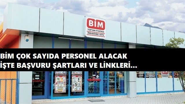 BİM çok sayıda personel alacak | Başvuru şartları nelerdir?