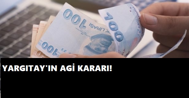 Yargıtay'dan asgari ücretlileri ilgilendiren karar
