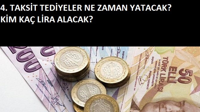 4/D ve kamu işçisi ne kadar tediye alacak?