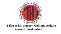 Türkiye Kömür İşletmeleri lise mezunu personel alacak!