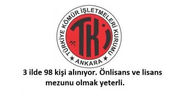 Türkiye Kömür İşletmeleri lise mezunu personel alacak!