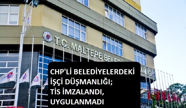 Bir CHP'li belediyede daha işçi eylemi