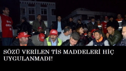 Taşeron işçilere yönelik bir hak gasbı daha: Eylem yapıyorlar
