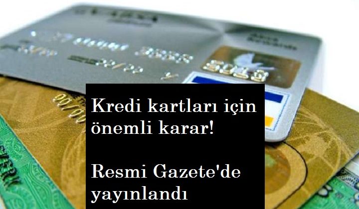 Kredi kartı kullananlar dikkat: Sınır geldi!