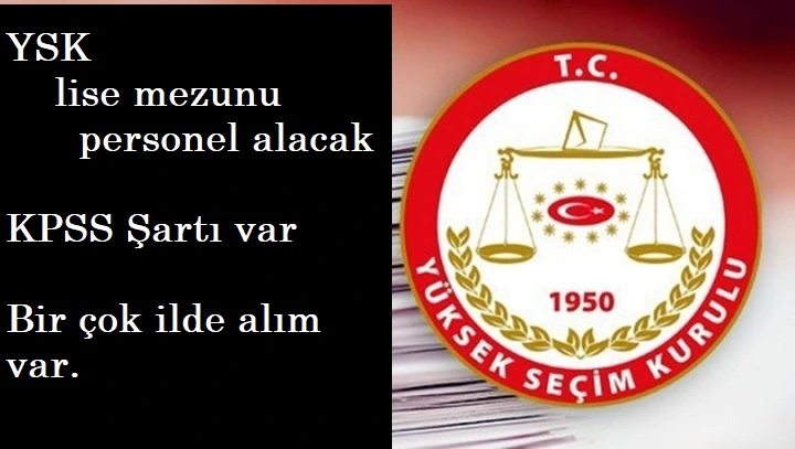 YSK bünyesine lise mezunu zabıt katibi alınacak | Şartları nelerdir?