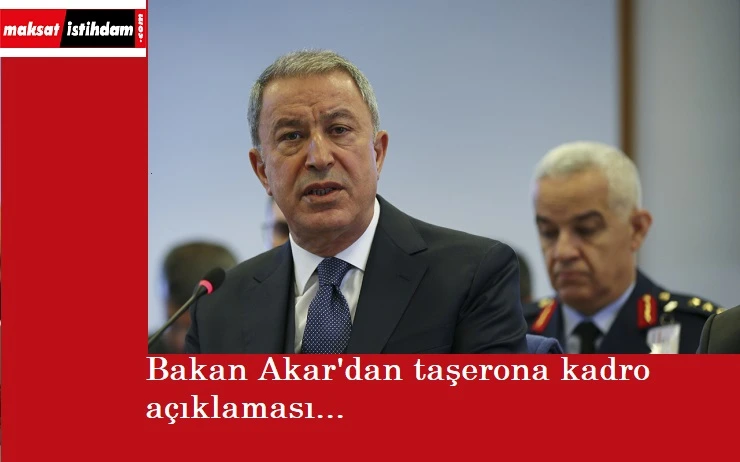 Bakan'dan taşerona kadro sözü!