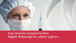 Hemşireler atamada adalet bekliyor