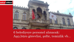 6 belediyeye personel aranıyor! Şoför-büro görevlisi- park görevlisi ve fazlası...