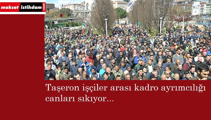 110 taşeron arkadaşları gibi kadro istiyor