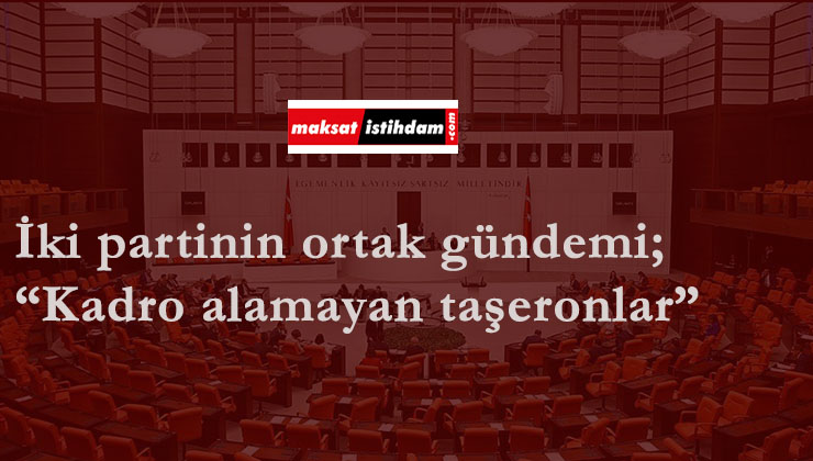Kadro alamayan taşeronlar bir kez daha meclisin gündemi