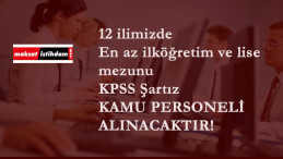Kamu binalarına KPSS şartsız personel alınacak