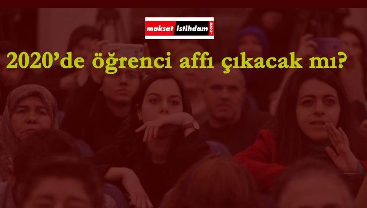Öğrenci affı çıkacak mı? MHP'den kritik açıklama