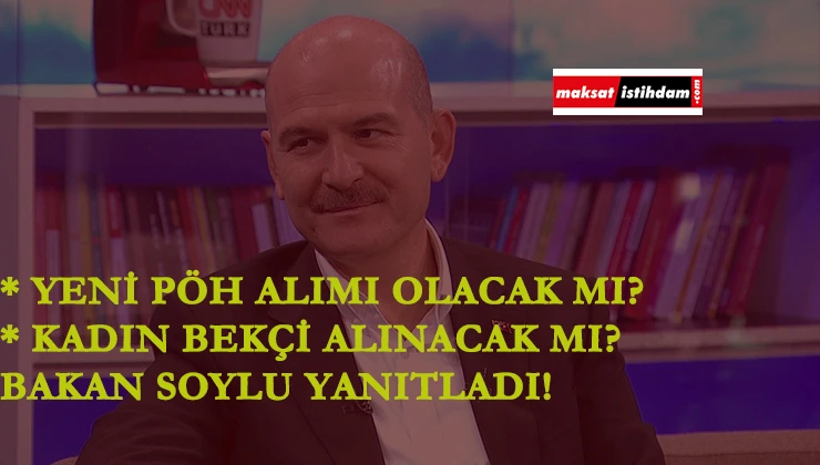 PÖH alımı ve Kadın bekçi alımı konusunda iki kötü haber üst üste geldi!