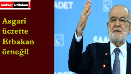 Asgari ücret için 'Erbakan' hatırlatması