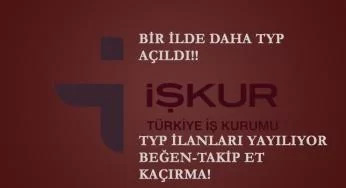 1 yeni ilde daha TYP açıldı! 3 ilde TYP alımları sürüyor