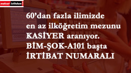 Market-Restoran-Cafe-Mağazalara kasiyer aranıyor | BİM-ŞOK-A101-Tekzen başta...