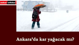 Ankara'da kar yağacak mı? 2 Ocak'ta okullar tatil olacak mı?