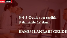 9 ilimizde kamu kurumları personel arıyor