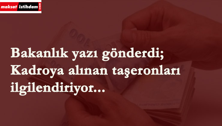 Bakanlık'tan enflasyon farkı yazısı: Kadroya geçen işçilere...