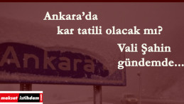 10 Şubat Ankara'da okullar tatil mi? Vasip Şahin'den açıklama geldi mi?