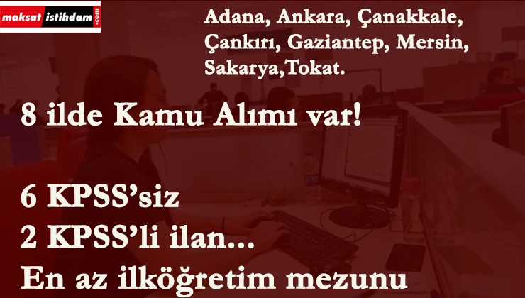 Kamuya onlarca personel aranıyor| Yargıtay-Üniversite-Belediye