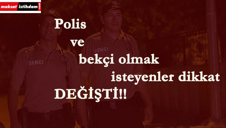 Tartışmaların odağındaki bekçi alımlarında değişiklik
