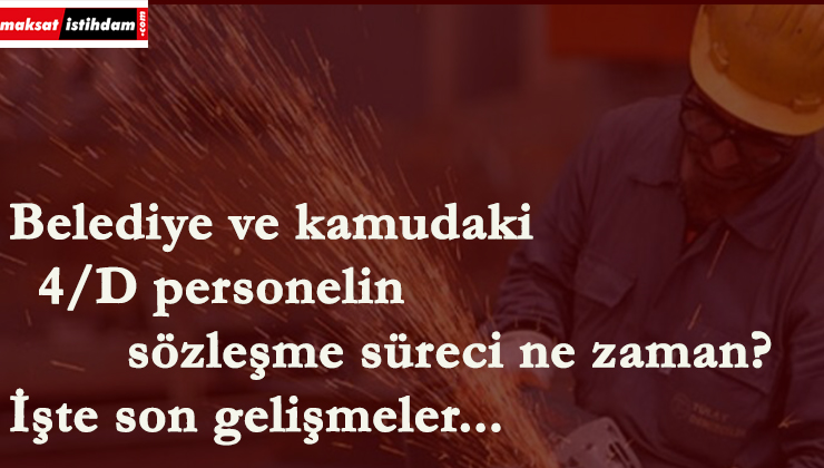 Taşeronda yeni sözleşme ne zaman?