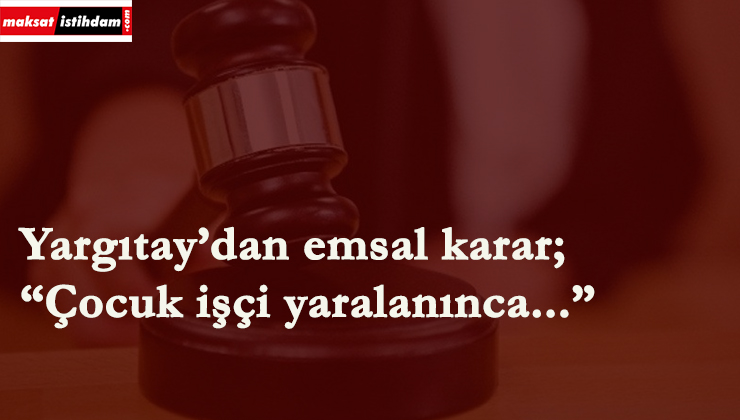 Yargıtay karar verdi; 