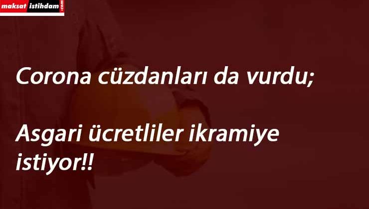 Asgari ücretliler için bayram ikramiyesi talebi