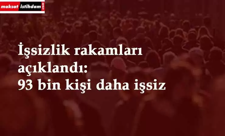 İşsizlik umut vermiyor