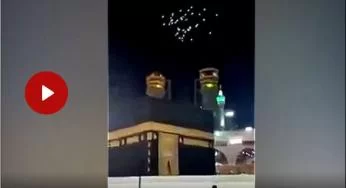 Koronavirüs nedeniyle ibadete kapatılan Kabe'yi ebabil kuşları tavaf etti
