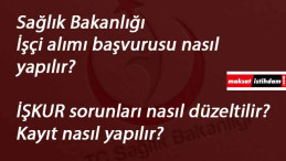 Sağlık Bakanlığı 14 bin işçi alımı başvuru linki! Başvuru nasıl yapılır? Adım adım işlemler