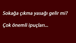 Sokağa çıkma yasağı gelecek mi? Bilim kurulu 'kısıtlama' önerdi