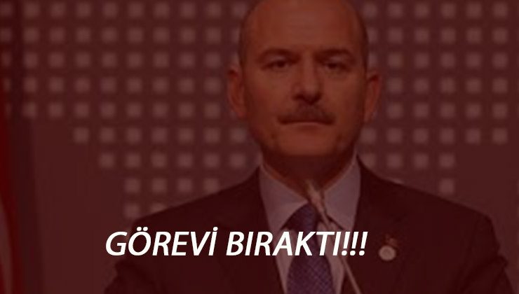 Süleyman Soylu istifa etti!