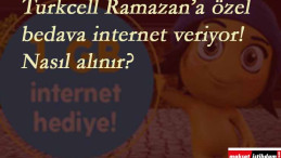 Turkcell Ramazan için 1 GB bedava internet nasıl yapılır?