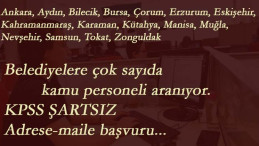 16 ilde güncel kamu alımları: Belediye-SYDV-TÜRKSAT