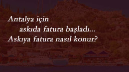 Antalya'da askıda futura başvurusu nasıl yapılır? Antalya askıya fatura bırak