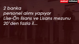 Denizbank ve Yapı Kredi personel aranıyor: Lise-Ön lisans ve lisans mezunu banka iş ilanları
