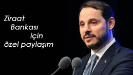Berat Albayrak'tan Ziraat Bankası paylaşımı