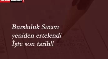 2020 Bursluluk Sınavı ne zaman? Tarih belirlendi