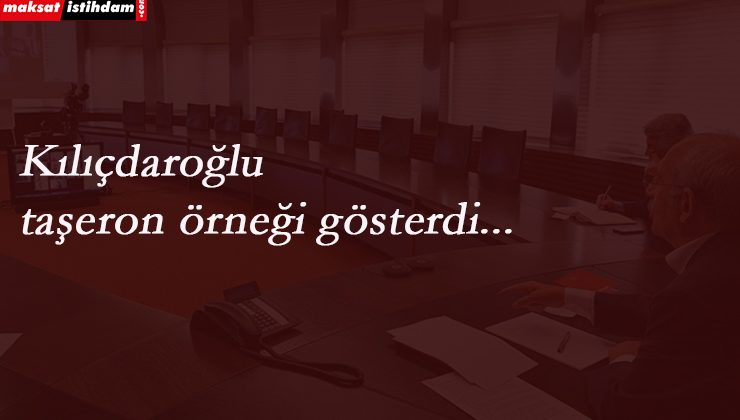 Kılıçdaroğlu işçilerle buluştu: Taşeron vurgusu dikkat çekti