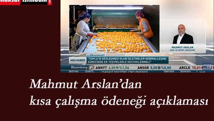 Mahmut Arslan'dan istihdamın korunmasına yönelik öneriler