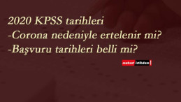 2020 KPSS ertelendi mi? KPSS sınav tarihleri ne zaman? KPSS başvurusu nasıl olacak?