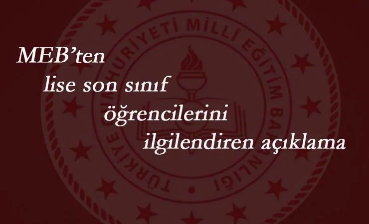 MEB'ten lise öğrencileri için son dakika açıklaması: Sınıf geçme böyle olacak