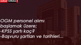 Orman Genel Müdürlüğü (OGM) bünyesine sözleşmeli personel alımı başlıyor