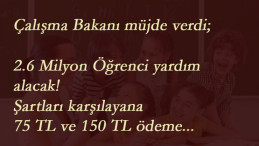 Öğrencilere yardım geliyor! Bakan'dan öğrencilere sosyal yardım müjdesi