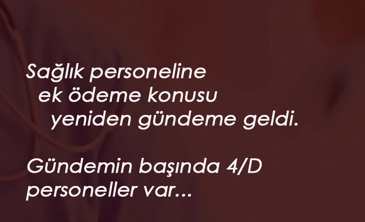 Sağlık çalışanlarına ek ödeme adaletsizliği için soru önergesi